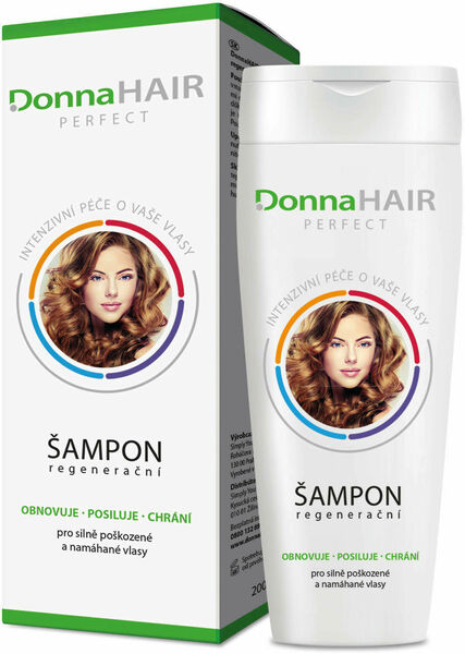 Donna Hair  DonnaHAIR PERFECT regenerační šampon 200ml porovnat ceny