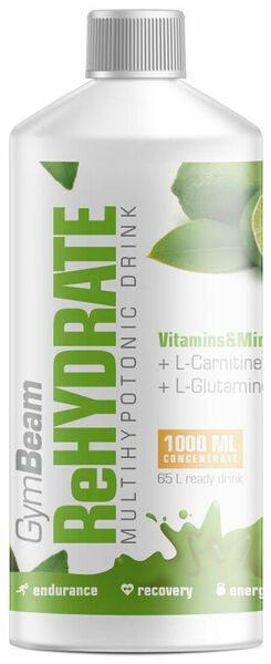 GymBeam ReHydrate lemon lime 1000ml porovnat ceny