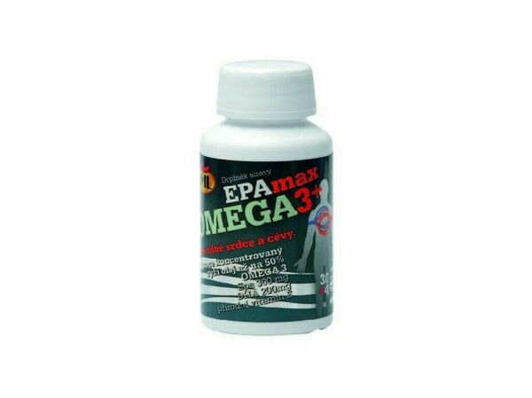 JML EPAmax OMEGA 3+ (Epa 300mg DHA 200mg E 5mg) 34 tobolek porovnat ceny