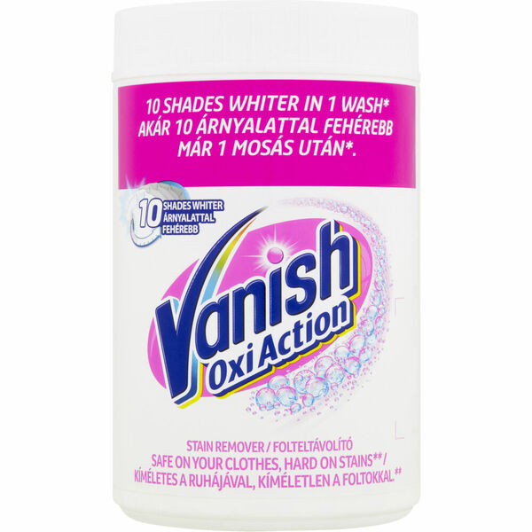 Vanish Oxi Action prášek na bělení a odstranění skvrn 625g porovnat ceny