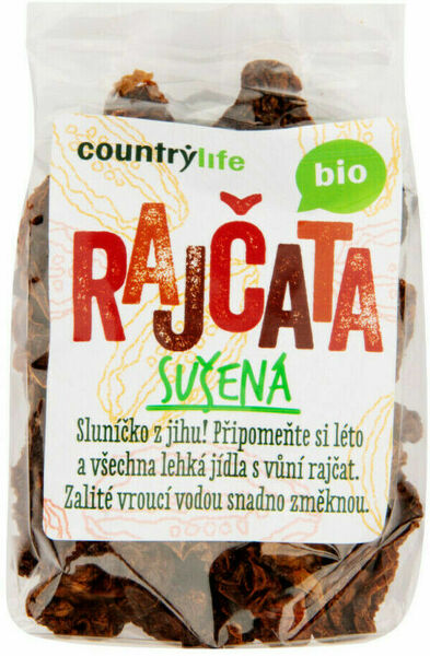 Country Life Rajčata sušená BIO 100g porovnat ceny