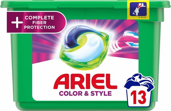 Ariel gelové kapsle All in 1 Color Complete Fiber Protection 13ks porovnat ceny