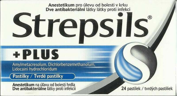 Strepsils Plus 24ks porovnat ceny