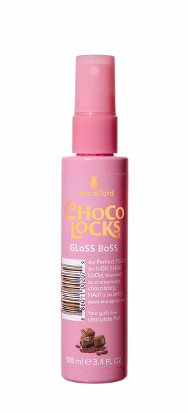 Lee Stafford Choco Locks Gloss Boss Lesk na vlasy s vůní čokolády 100ml porovnat ceny