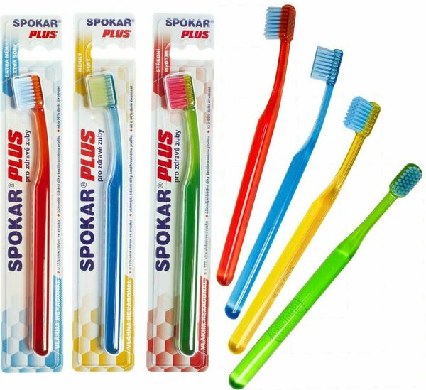 Spokar Zubní kartáček SPOKAR PLUS 3428 extra měkký 1ks porovnat ceny