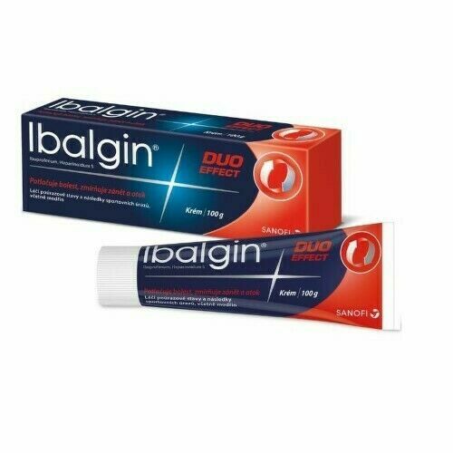IBALGIN DUO EFFECT 50MG/G+2MG/G krém 100G porovnat ceny