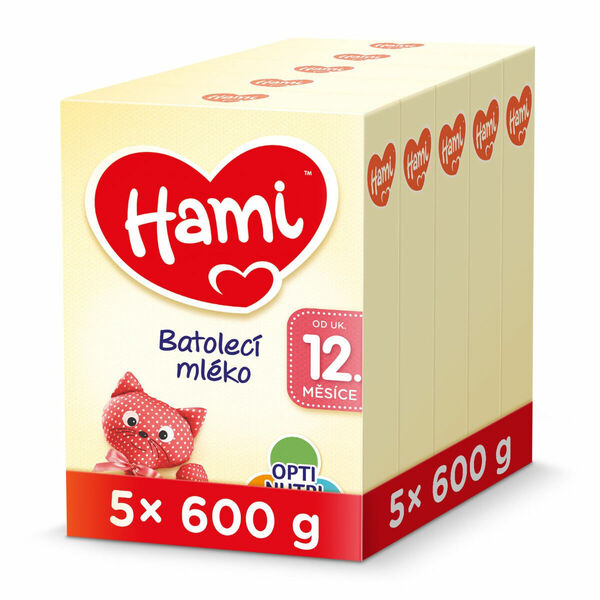 Hami 12m+ 5x600 g porovnat ceny