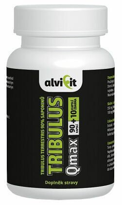 Alvifit Tribulus Qmax 90% saponinů 90+10 kapslí porovnat ceny