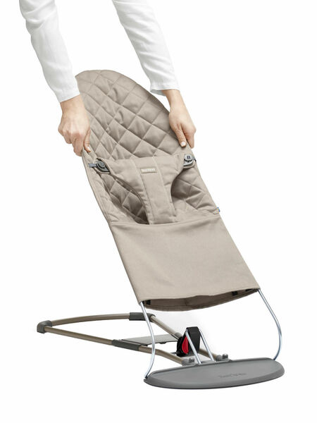 BabyBjörn Potah na lehátko Balance Bliss Sand Grey Cotton béžový porovnat ceny