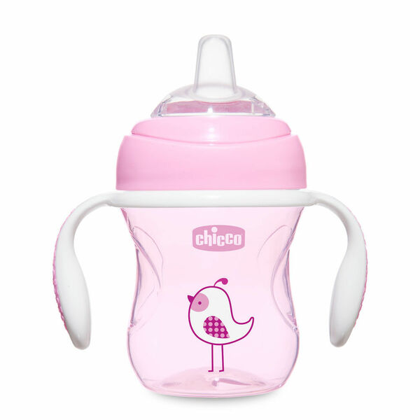 Chicco Hrneček Učíme se s držadly růžový 4m+ 200ml porovnat ceny