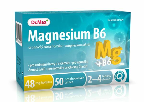Dr.Max Magnesium B6 50 tablet porovnat ceny