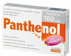 Dr.Müller Panthenol tablety 100mg 24 tablet porovnat ceny