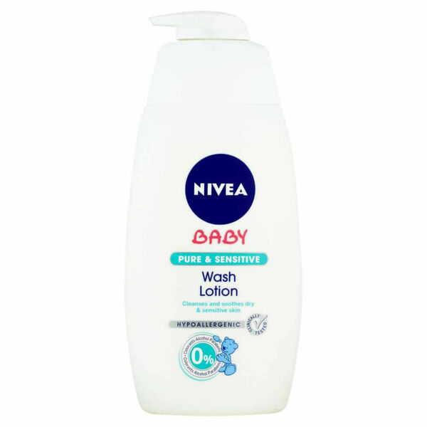 NIVEA Baby Pure & Sensitive Mycí gel na tvář, tělo a vlásky 500 ml porovnat ceny