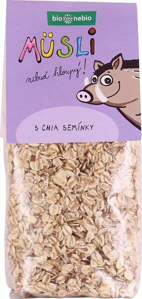 Bio nebio  bio*nebio Bio Müsli Nebuď hloupý! S chia semínky 350g porovnat ceny