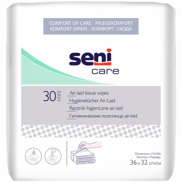 Seni Care Jednorázové hyg. utěrky air-laid 30ks porovnat ceny