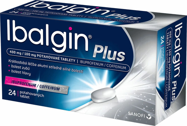 Ibalgin®  Ibalgin Plus 400mg/100mg 24 tablet porovnat ceny