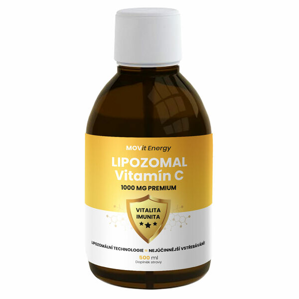 MOVIt Energy  Lipozomální Vitamín C 1000 mg Premium 500ml MOVit porovnat ceny