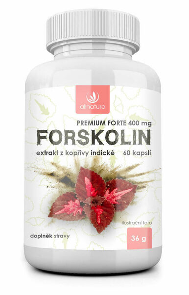 Allnature Forskolin Premium forte 400mg 60 kapslí porovnat ceny