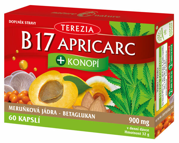 Terezia B17 APRICARC + Konopí 60 kapslí porovnat ceny
