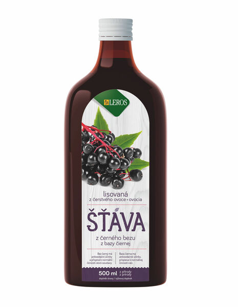 Leros Šťáva z černého bezu 500 ml porovnat ceny