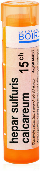 Boiron  Hepar Sulfuris Calcareum CH15 granule 4g porovnat ceny