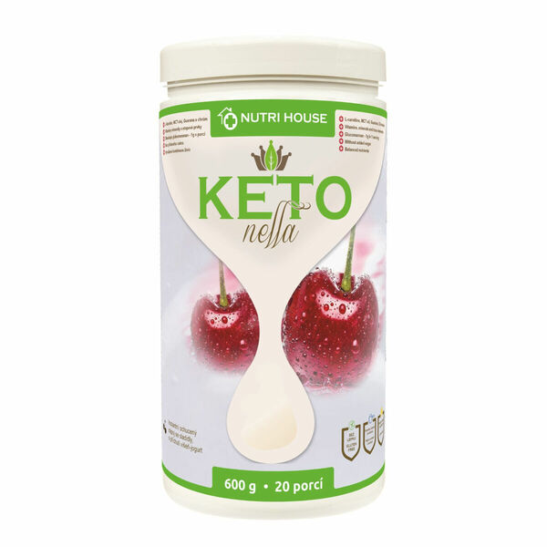 NUTRI HOUSE KETONELLA višeň a jogurt 20 porcí 600 g porovnat ceny