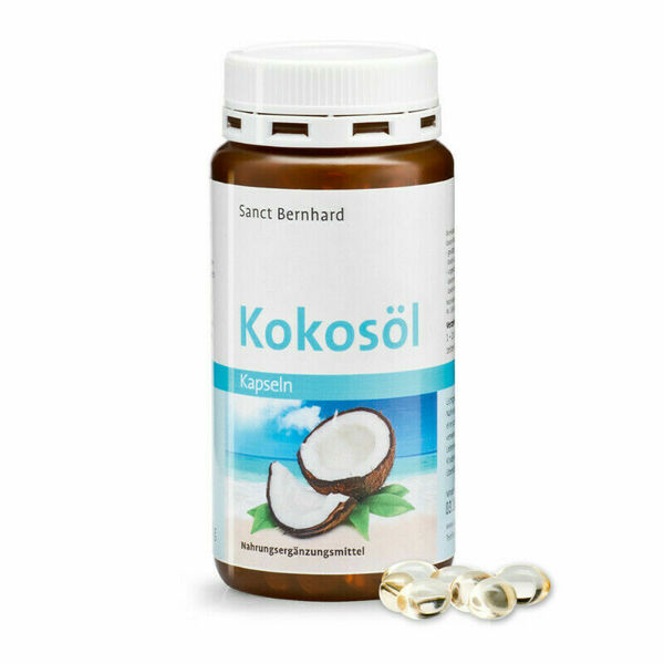 Kokosový olej v kapslích Sanct Bernhard 240 cps porovnat ceny