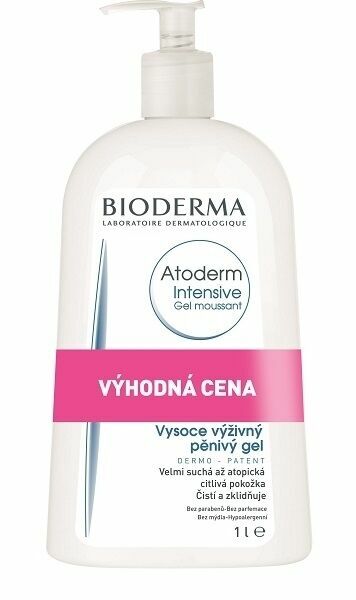 BIODERMA Atoderm Intensive Gel moussant 1l porovnat ceny