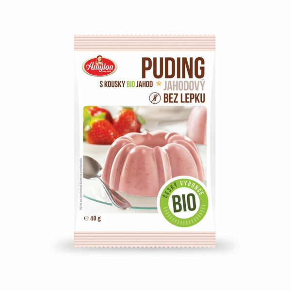 AMYLON Puding  jahodový 40 g BIO porovnat ceny