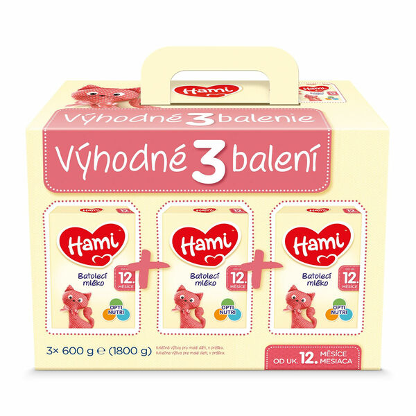 Hami 12+ Výhodné balení 3x600 g porovnat ceny
