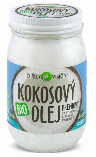Purity Vision BIO Panenský kokosový olej lisovaný za studena 420ml porovnat ceny