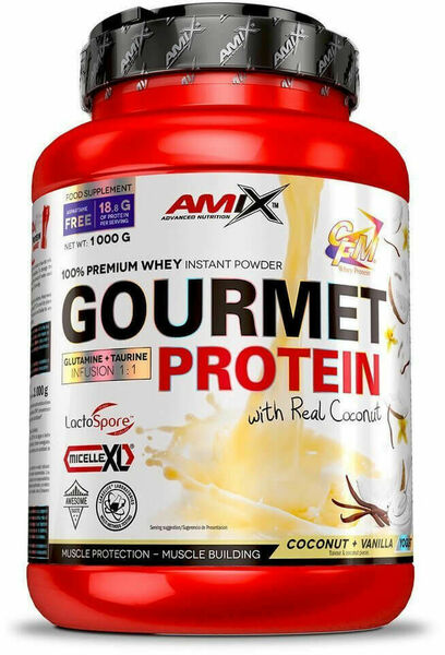 AMIX Gourmet Protein, Kokos-vanilka-jogurt, 1000g porovnat ceny