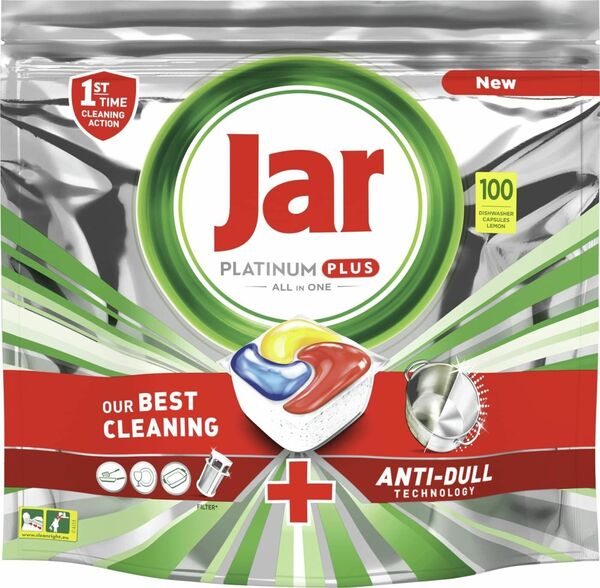Jar kapsle na nádobí Platinum Plus Yellow 100ks porovnat ceny
