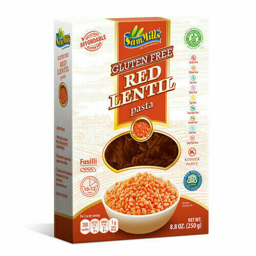 Luštěnin. těstoviny z červené čočky 250g - Vřetena porovnat ceny