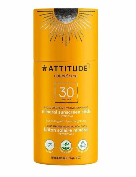 Attitude 100% minerální ochranná tyčinka SPF 30 Tropical 85g porovnat ceny