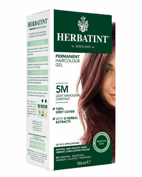 Herbatint Permanentní barva na vlasy mahagonový kaštan 5M, 150ml porovnat ceny