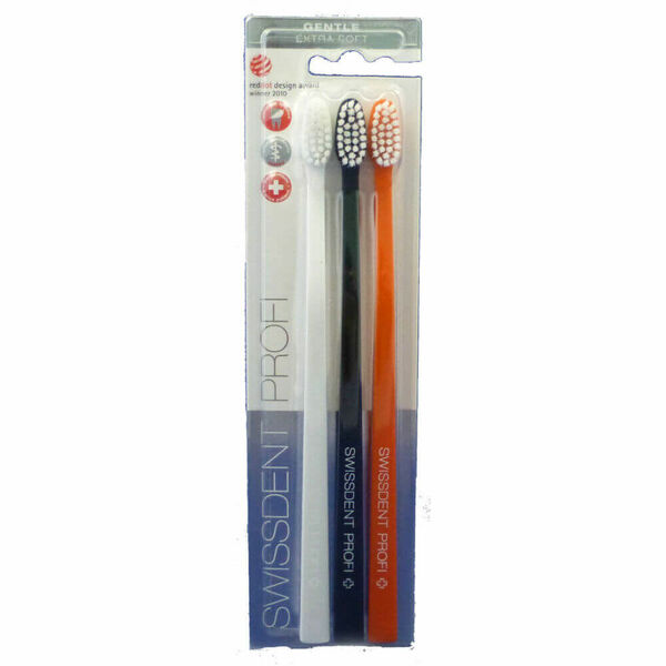 SWISSDENT GENTLE zubní kartáčky Extra Soft 3 ks porovnat ceny