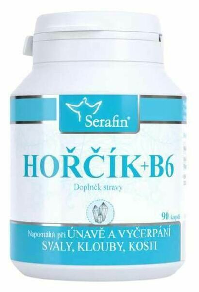 Serafin Hořčík + B6 90 kapslí porovnat ceny