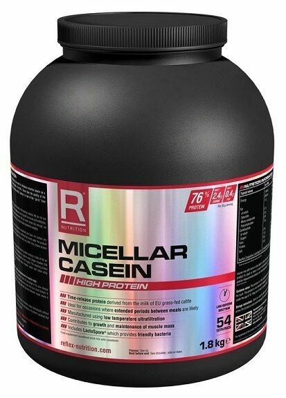 Reflex Nutrition  Micellar Casein Vanilka 1,8kg porovnat ceny