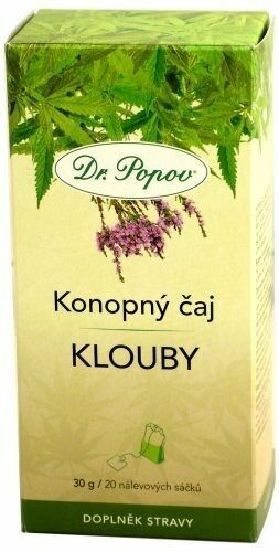 Dr.Popov Čaj konopný Klouby 20x1.5g porovnat ceny