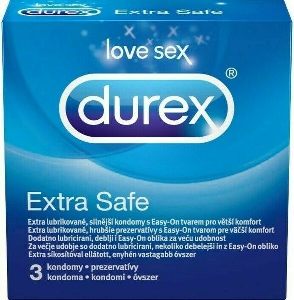 Prezervativ Durex Extra Safe 3ks porovnat ceny