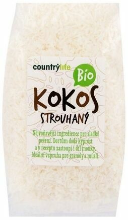 Country Life Kokos strouhaný BIO 200g porovnat ceny