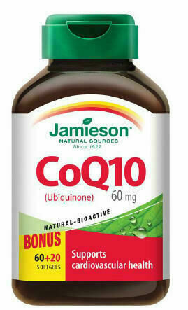 Jamieson Koenzym Q10 60mg 80 kapslí porovnat ceny