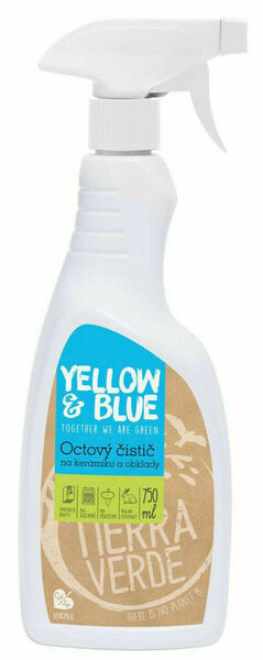 Yellow&Blue  Yellow and Blue Octový čistič ve spreji na sklo, keramiku, obklady a dlažbu 750ml porovnat ceny