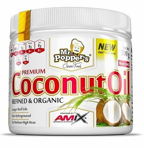 Amix Mr.Popper´s, Coconut Oil, 300g porovnat ceny