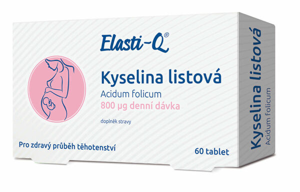 Elasti-Q Kyselina listová 800μg 60 tablet porovnat ceny