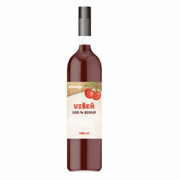NONAGE Višnový ovocný sirup 500 ml porovnat ceny