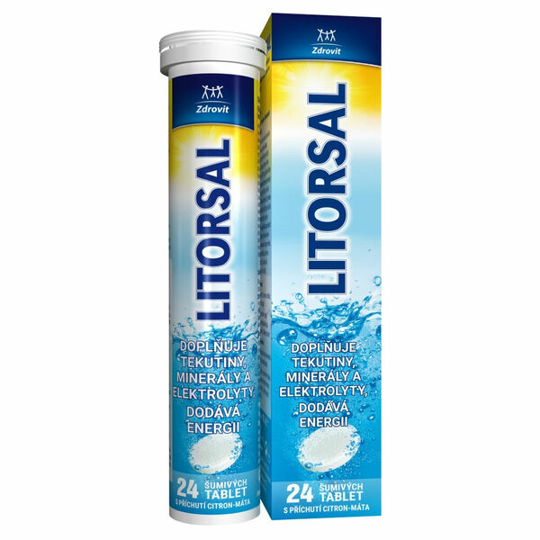 ZDROVIT Litorsal citron-máta 24 šumivých tablet porovnat ceny