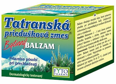 Fytopharma Tatranská průdušková směs balzám 40g porovnat ceny