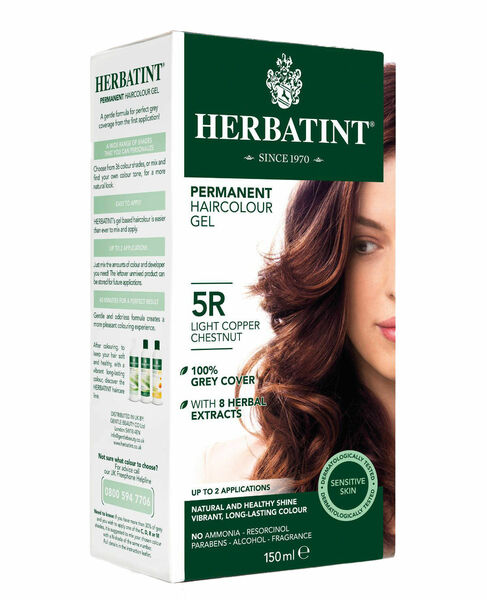 Herbatint Permanentní barva na vlasy světle měděný kaštan 5R, 150ml porovnat ceny